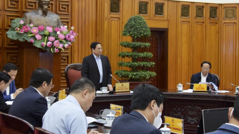 Thủ tướng Phạm Minh Chính chủ trì họp về tình hình cung ứng điện